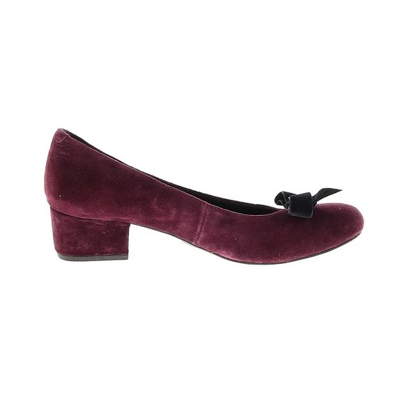 Born Crown Solid Maroon/Purple Heels, 8 - Picture 1 of 2
